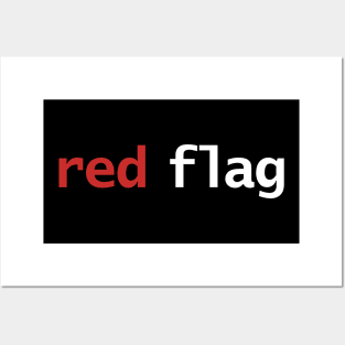 Red Flag Posters and Art